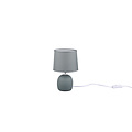 Trio Lighting Malu, sobremesa atemporal en cerámica verde con casquillo E14, máx. 40W, IP20