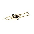 Salinas ceiling lamp LED 34W 3000K matte brass, 100 cm, 3900 lumen, IP20, dimmable via switch