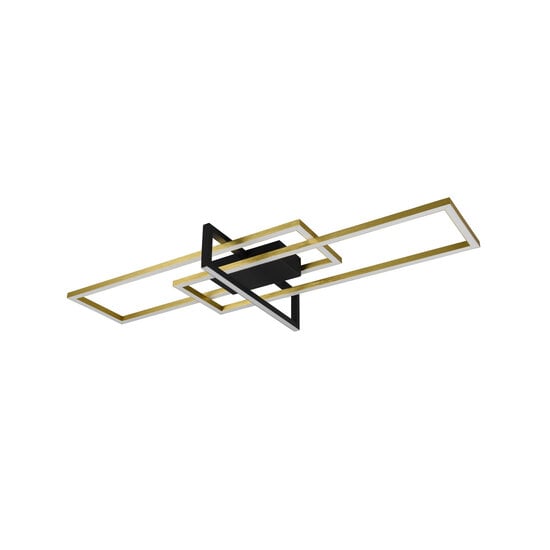 Salinas ceiling lamp LED 34W 3000K matte brass, 100 cm, 3900 lumen, IP20, dimmable via switch