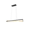 Lámpara colgante Edge LED 35W, temperatura de color ajustable 2300-4000K, 4100 lúmenes, regulable, metal negro mate, IP20