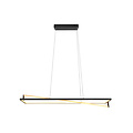 Edge LED Pendelleuchte 35W, Farbtemperatur einstellbar 2300-4000K, 4100 Lumen, dimmbar, Metall mattschwarz, IP20