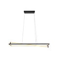 Lámpara colgante Edge LED 35W, temperatura de color ajustable 2300-4000K, 4100 lúmenes, regulable, metal negro mate, IP20