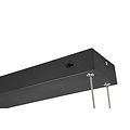 Edge LED hanglamp 35W, instelbare kleurtemperatuur 2300-4000K, 4100 lumen, dimbaar, mat zwart metaal, IP20