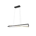 Lámpara colgante Edge LED 35W, temperatura de color ajustable 2300-4000K, 4100 lúmenes, regulable, metal negro mate, IP20