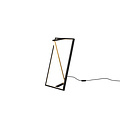 Edge lampadaire LED 9W CCT 2300-4000K dimmable, 950 lumens, noir mat métal, 44 cm