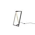 Edge lámpara de pie LED 9W CCT 2300-4000K regulable, 950 lúmenes, negro mate metal, 44 cm