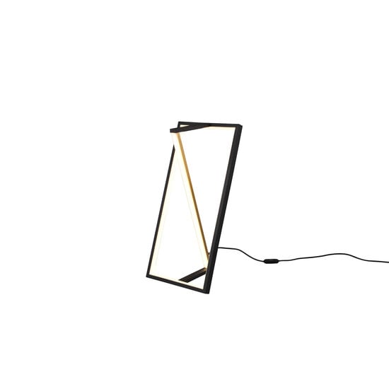 Edge lámpara de pie LED 9W CCT 2300-4000K regulable, 950 lúmenes, negro mate metal, 44 cm