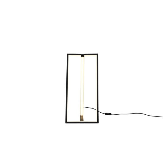Edge lámpara de pie LED 9W CCT 2300-4000K regulable, 950 lúmenes, negro mate metal, 44 cm