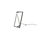 Edge lámpara de pie LED 9W CCT 2300-4000K regulable, 950 lúmenes, negro mate metal, 44 cm