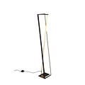 Edge floor lamp LED 1x26W, 2950 lumen, adjustable colour temperature 2300-4000K, dimmable, metal, matt black, 124 cm