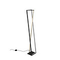 Edge floor lamp LED 1x26W, 2950 lumen, adjustable colour temperature 2300-4000K, dimmable, metal, matt black, 124 cm