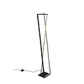 Edge lámpara de pie LED 1x26W, 2950 lúmenes, temperatura de color regulable 2300-4000K, regulable, metal, negro mate, 124 cm