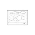 Rondo plafonnier LED 1x37W, 4800 lumen, 3000K blanc chaud, dimmable via interrupteur, noir mat, 97 cm