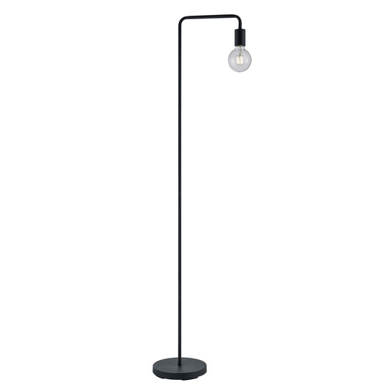Diallo Stehleuchte mattschwarz, Metallgestell, E27-Fassung max. 42W exkl. Leuchtmittel, Höhe 149 cm