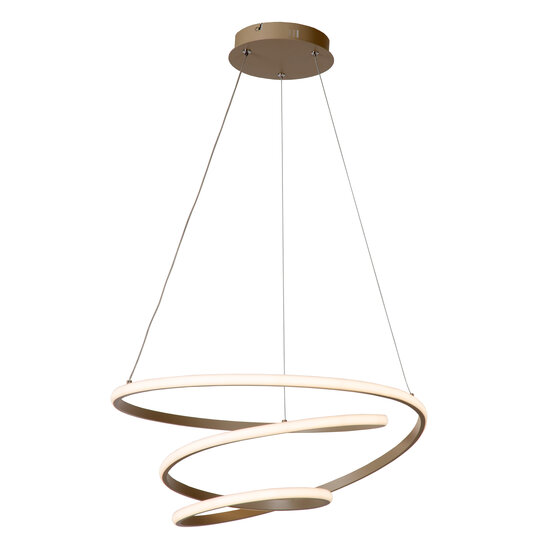 LUCIDE Lucide ESPIRAL - Hanglamp - LED Dimb. - CCT - 1x40W 2700K/4000K - Taupe - Essential
