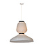 LUCIDE Lucide KEENU - Lámpara Colgante - Ø 67 cm - 1xE27 - Blanco - Essential - Perfecta para crear un ambiente acogedor en interiores