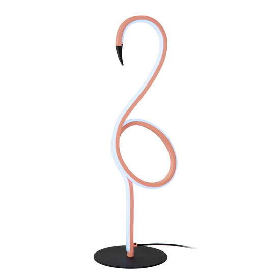 LUCIDE Lucide FLAMINGO - Tischlampe - LED Dimmbar - RGB - Rosa - Schaffen Sie die perfekte Atmosphäre mit dieser vielseitigen Lampe