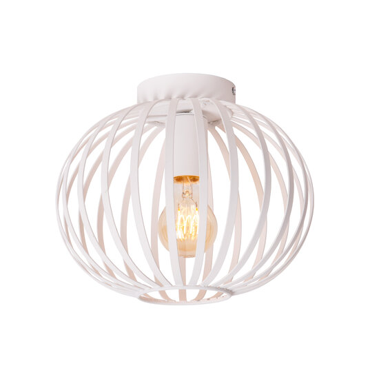 LUCIDE Lucide MANUELA - Plafonnière - Ø 25 cm - 1xE27 - Wit
