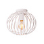 LUCIDE Lucide MANUELA - Plafonnière - Ø 25 cm - 1xE27 - Wit
