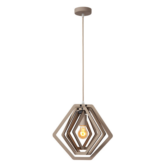 LUCIDE Lucide MAURO - Hanglamp Kinderkamer - 1xE27 - Taupe