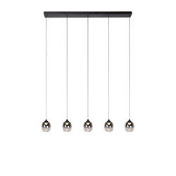 Lucide TAMINO - Hanglamp - LED Dimb. - 5x5,6W 3000K - Zwart
