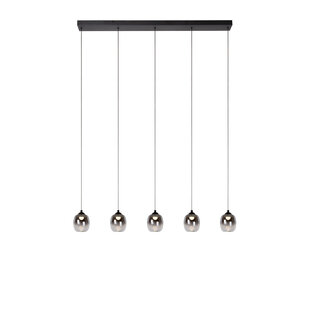 Lucide TAMINO - Hanglamp - LED Dimb. - 5x5,6W 3000K - Zwart