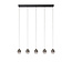 LUCIDE Lucide TAMINO - Hanglamp - LED Dimb. - 5x5,6W 3000K - Zwart