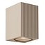 LUCIDE Lucide ANGELINA - Wandspot / Wandlamp Binnen/Buiten - 1xGU10 (MR16) - IP65 - Taupe - Essential