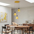Emibig Emibig KLEVER 3PREM ORANGE BLACK - Moderne Pendelleuchte für stilvolle Beleuchtung