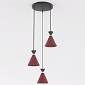 Emibig KLEVER 3PREM BURGUNDY BLACK