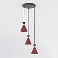 Emibig KLEVER 3PREM BURGUNDY BLACK
