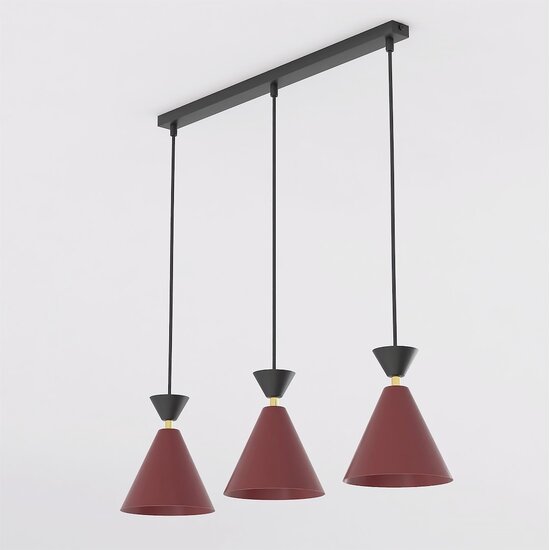 Emibig KLEVER 3 BURGUNDY BLACK