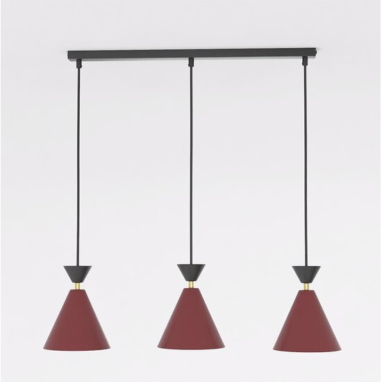 Emibig KLEVER 3 BURGUNDY BLACK