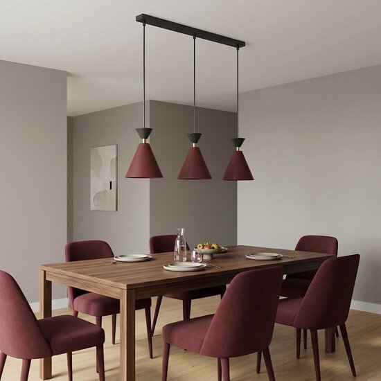 Emibig Emibig KLEVER 3 BURGUNDY BLACK