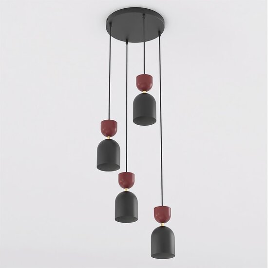 Emibig Emibig GAUDI 4PREM BLACK BURGUNDY