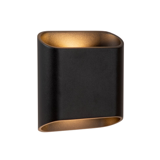 LUCIDE Lucide ATILA - Wall lamp Indoor/Outdoor - LED Dimmable - 2x5W 2700K - IP65 - Black