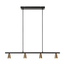 Lucide TIANA - Hanglamp - 4xGU10 (MR16) - Champagne kleur - Essential