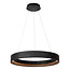 LUCIDE Lucide ADELANTE - Hanglamp - Ø 60 cm - LED Dimb. - CCT - 1x36W 2200K/3300K - Zwart - Premium
