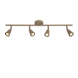 Lucide TIANA - Plafondspot - 4xGU10 (MR16) - Taupe - Essential