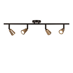 Lucide TIANA - Plafondspot - 4xGU10 (MR16) - Champagne kleur - Essential