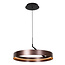 LUCIDE Lucide LEONARD - Hanglamp - Ø 54,5 cm - LED 3 StepDim - CCT - 1x36W 2200K/3000K - Koffie - Vibes