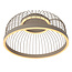 LUCIDE Lucide RIXANNE - Plafonnière - Ø 39 cm - LED 3 StepDim - CCT - 1x22W 2200K/4000K - Taupe - Vibes
