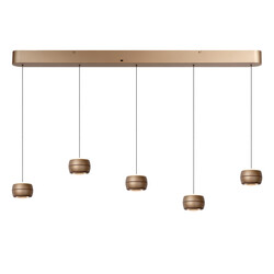 Lucide CORYFEE - Hanglamp - LED Dimb. - CCT - 5x6W 2200K/3000K - Champagne kleur - Vibes