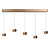 LUCIDE Lucide CORYFEE - Hanglamp - LED Dimb. - CCT - 5x6W 2200K/3000K - Champagne kleur - Vibes