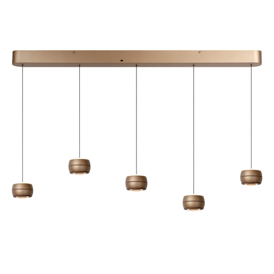 LUCIDE Lucide CORYFEE - Hanglamp - LED Dimb. - CCT - 5x6W 2200K/3000K - Champagne kleur - Vibes