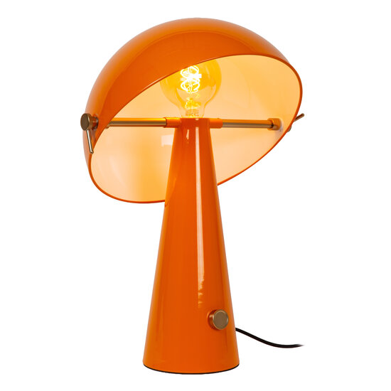 LUCIDE Lucide BARONE - Tafellamp - Ø 38 cm - 1xE27 - Oranje - Vibes