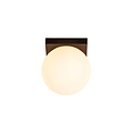 LUCIDE Lucide TASSA - Ceiling lamp Bathroom - Ø 13.5 cm - LED Dim to warm - 1x12W 1800K/3000K - Black