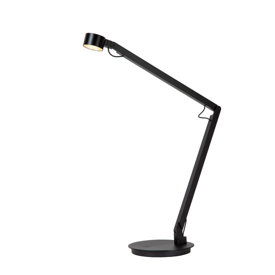 LUCIDE Lucide OGDEN - Desk Lamp - LED 3 StepDim - 1x7W 3000K - Black - Premium - Perfect for any workspace