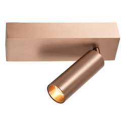 Lucide BIX - Plafondspot - LED Dimb. - CCT - 1x8W 2700K/4000K - Champagne kleur - Premium