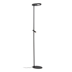 Lucide ORTOLAN - Vloerlamp - LED Dimb. - CCT - 2700K/4000K - Zwart - Essential